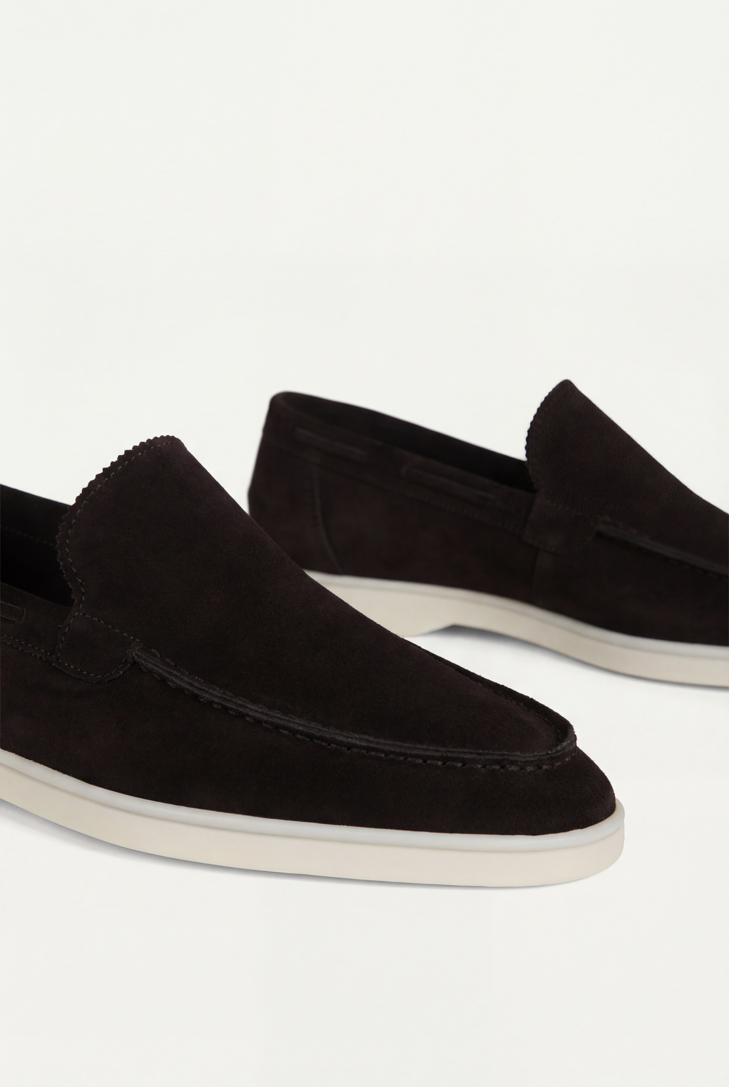 Moreno Classic Suede Loafer Black – Positano Life