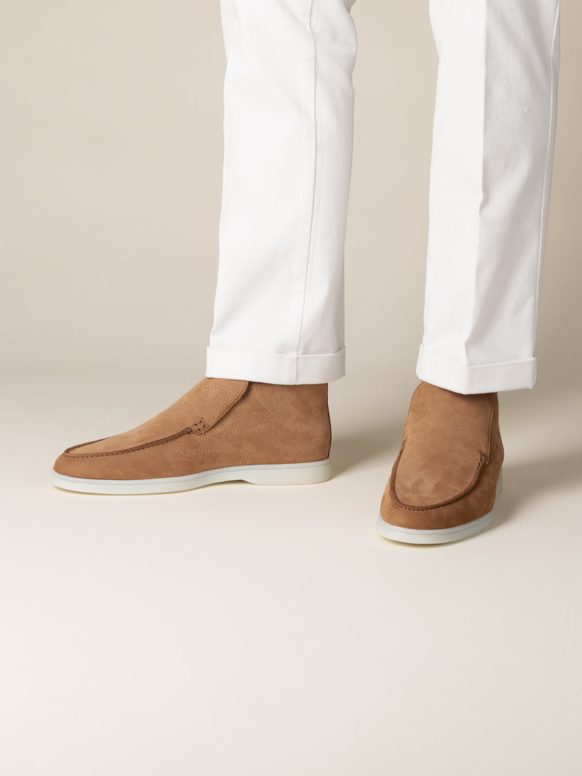 Caramel Nubuck City Loafer – Positano Life