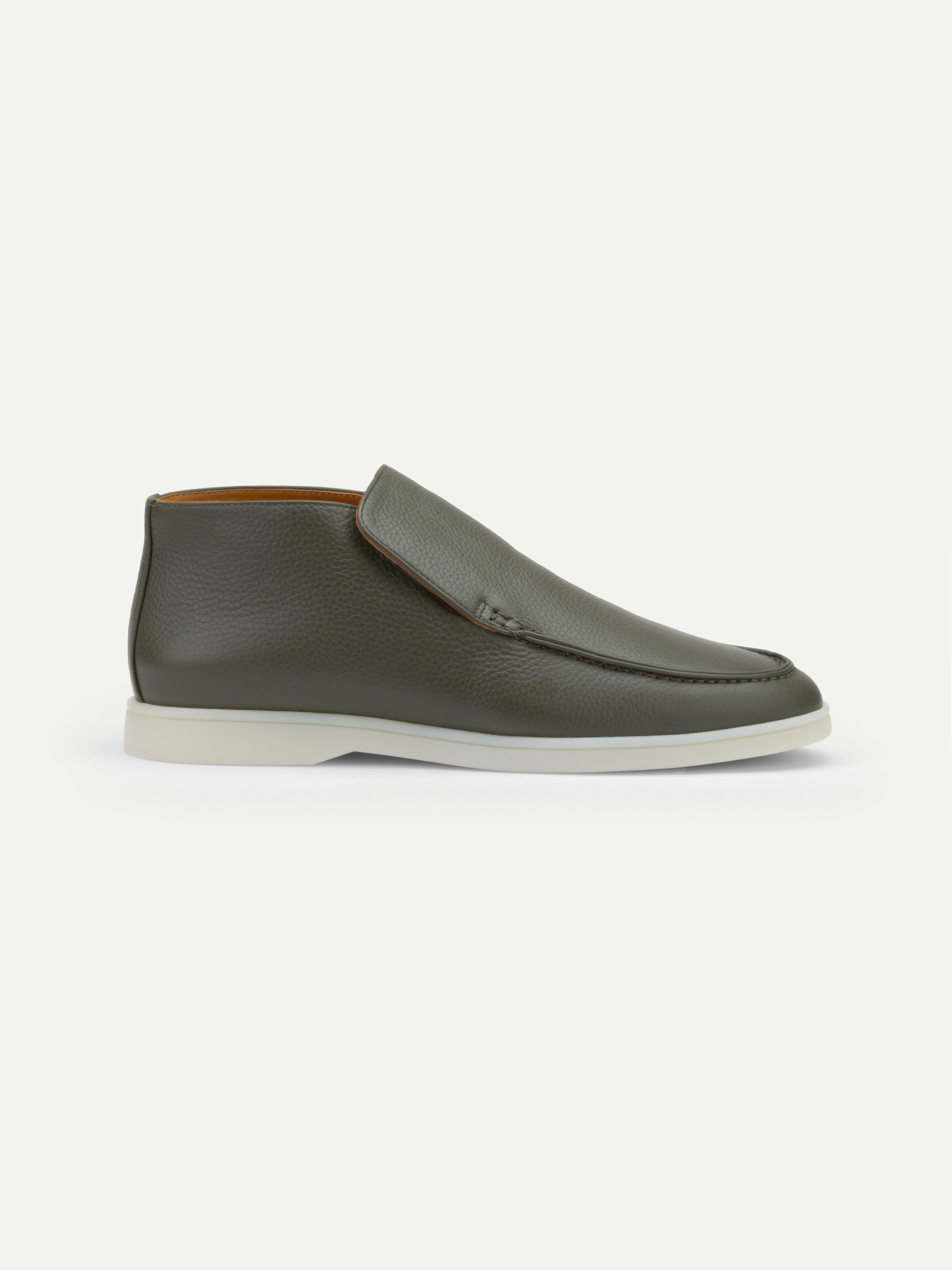 Classic Green Grain City Loafer – Positano Life