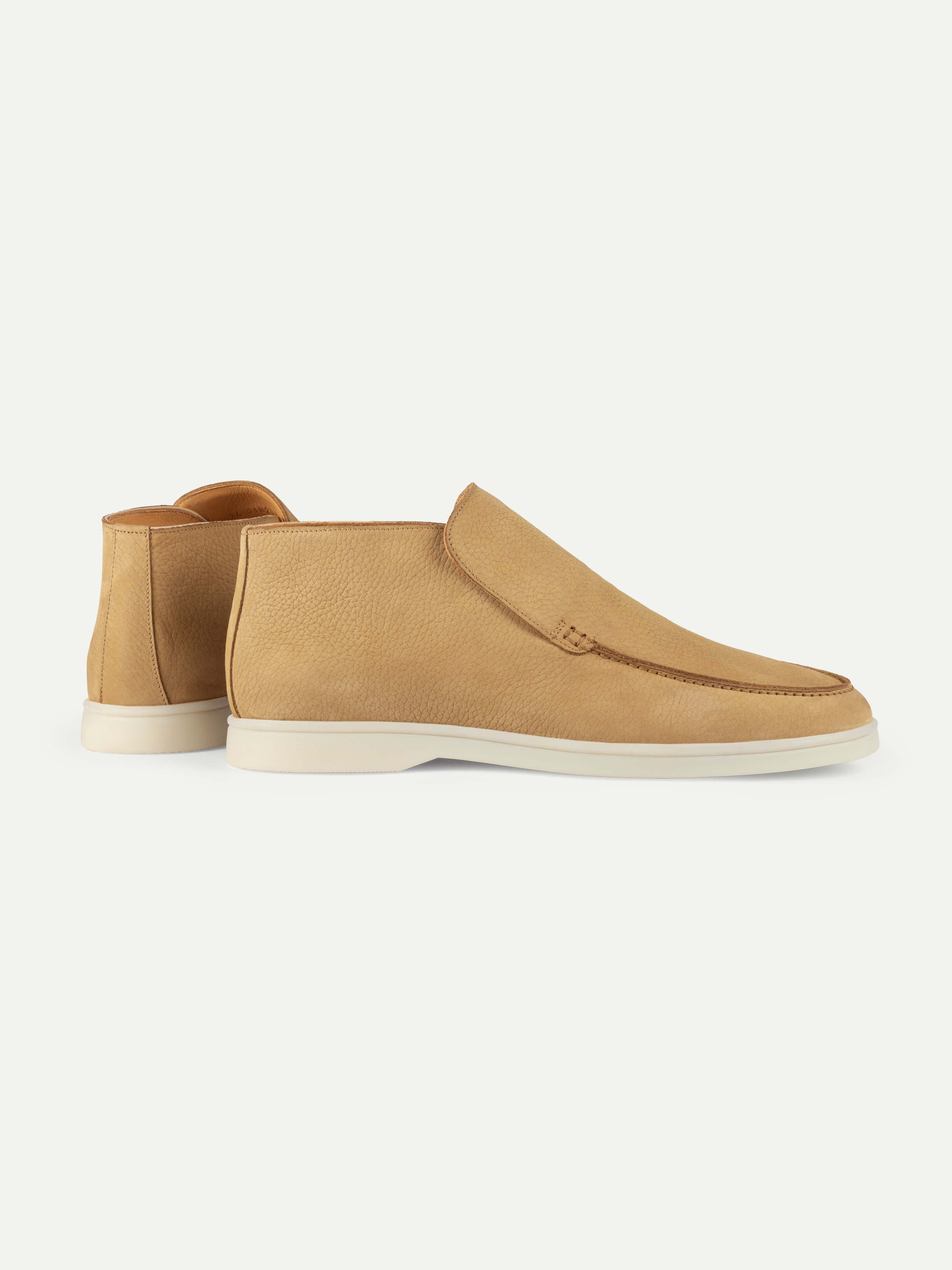 Beige Nubuck City Loafer – Positano Life