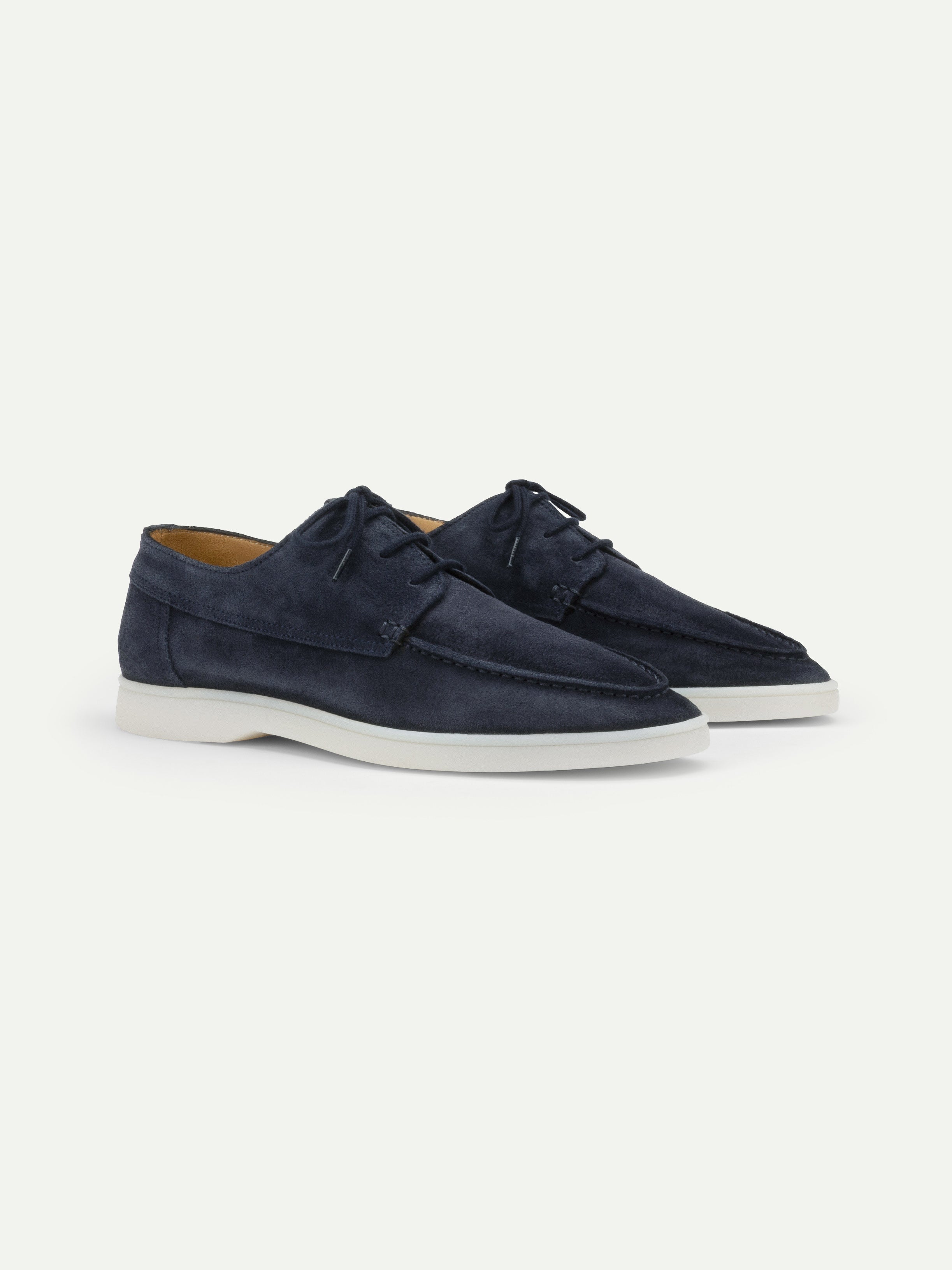 Lady Dark Navy Boat Loafers – Positano Life