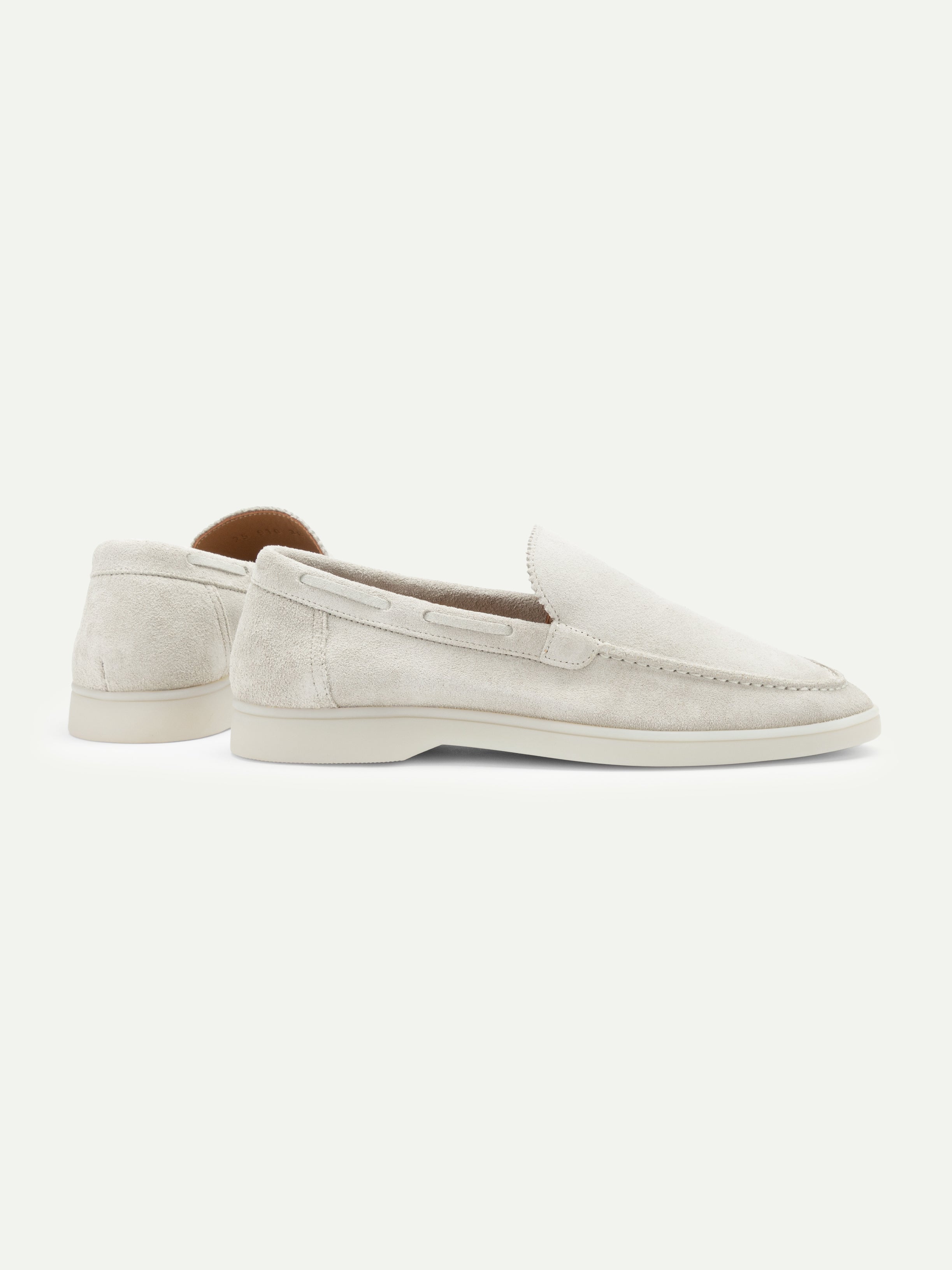Lady Light Grey Yacht Loafers – Positano Life