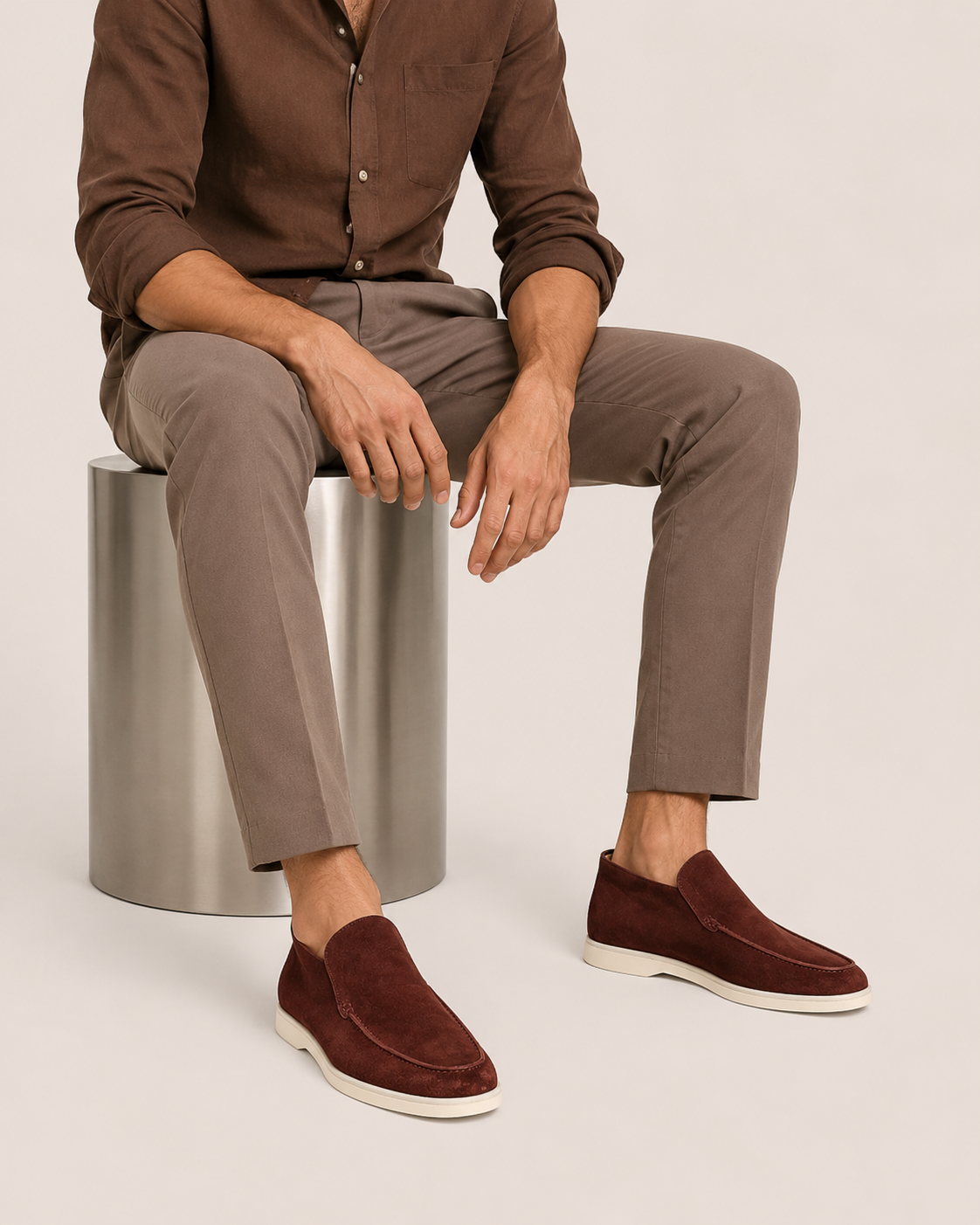 Moreno Suede City Loafer Cognac – Positano Life