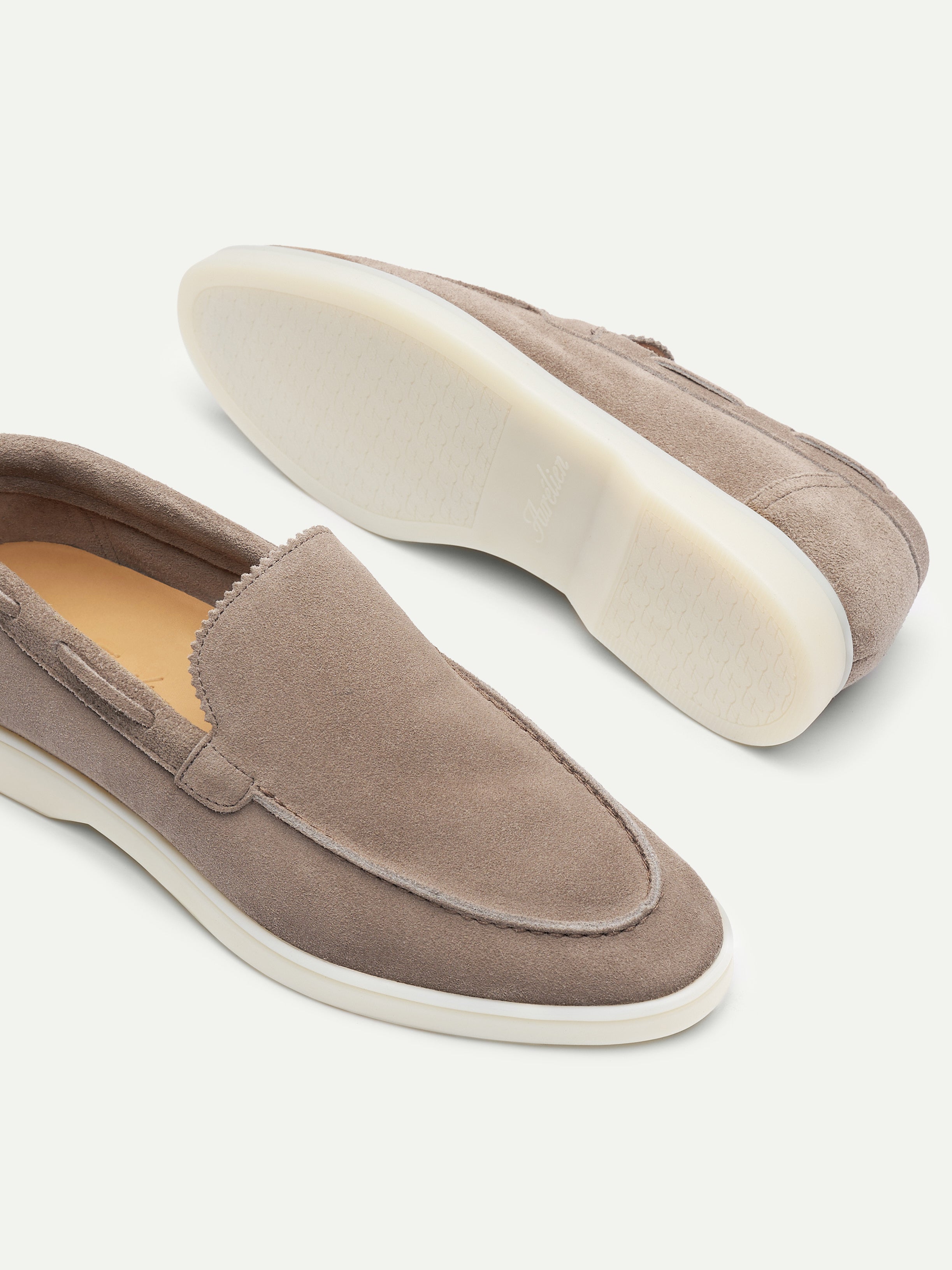 Lady Ash Grey Yacht Loafers – Positano Life
