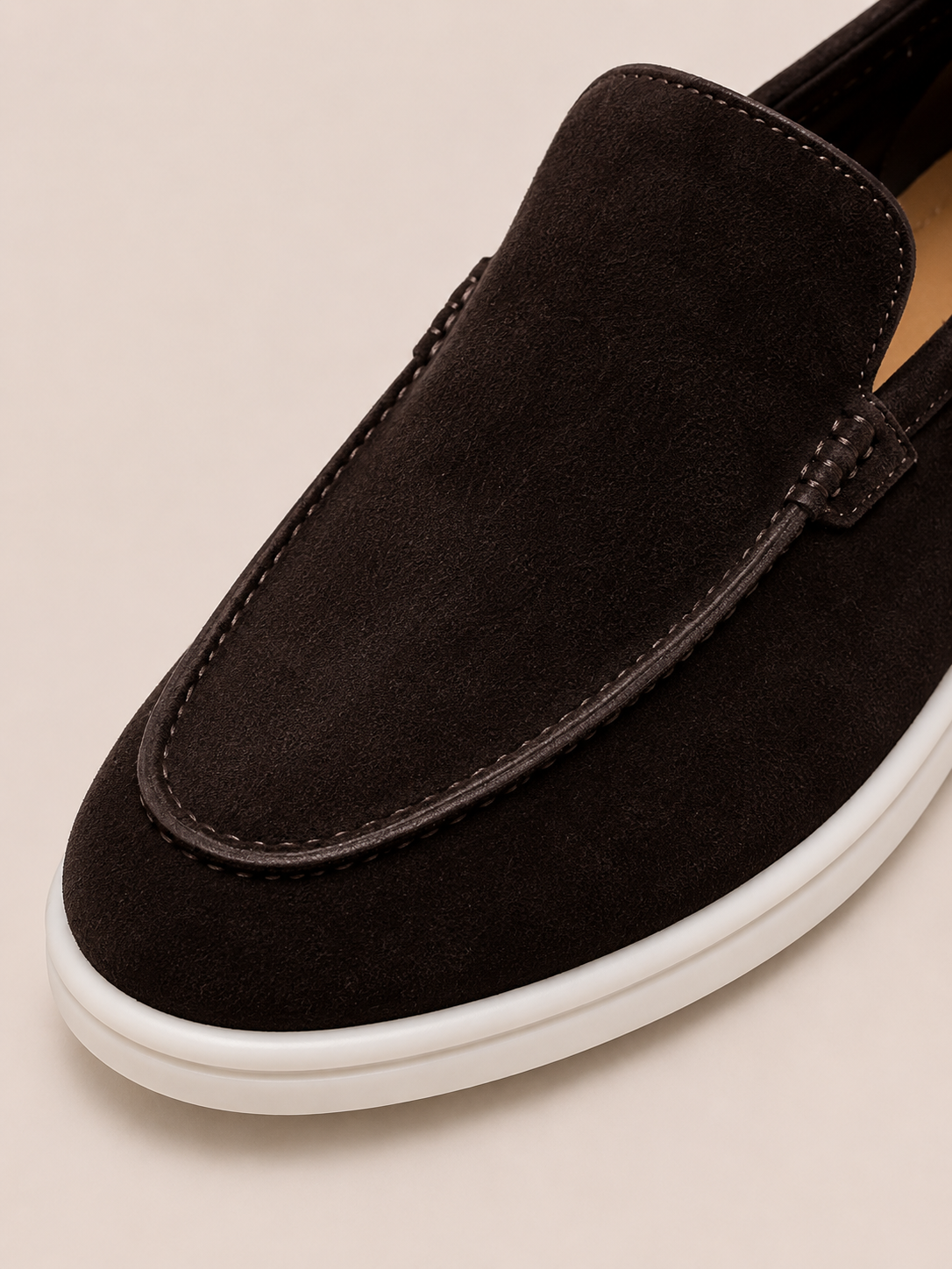 Lady Dark Brown Cowhide Slip-On Loafers – Positano Life