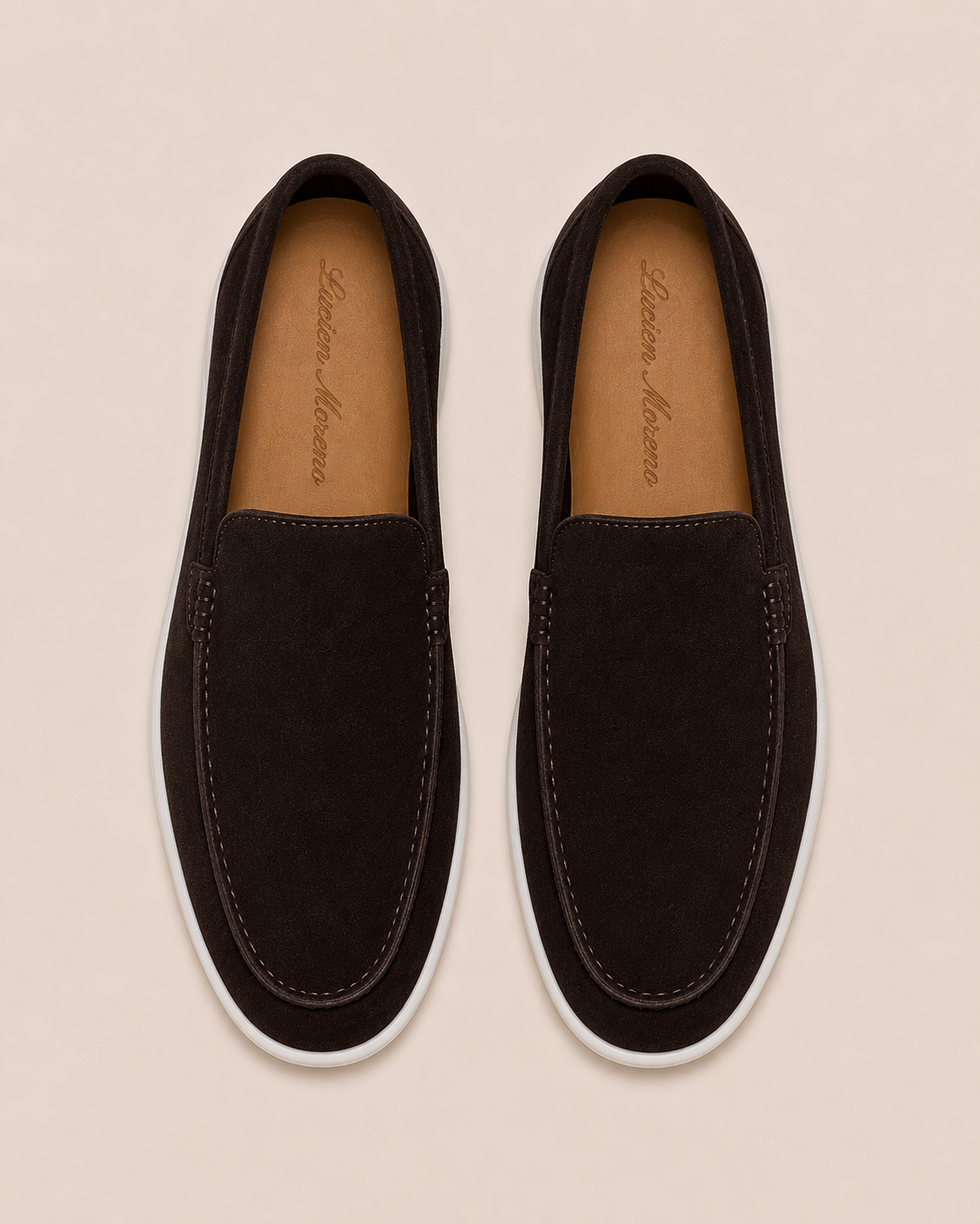 Lady Dark Brown Cowhide Slip-On Loafers – Positano Life