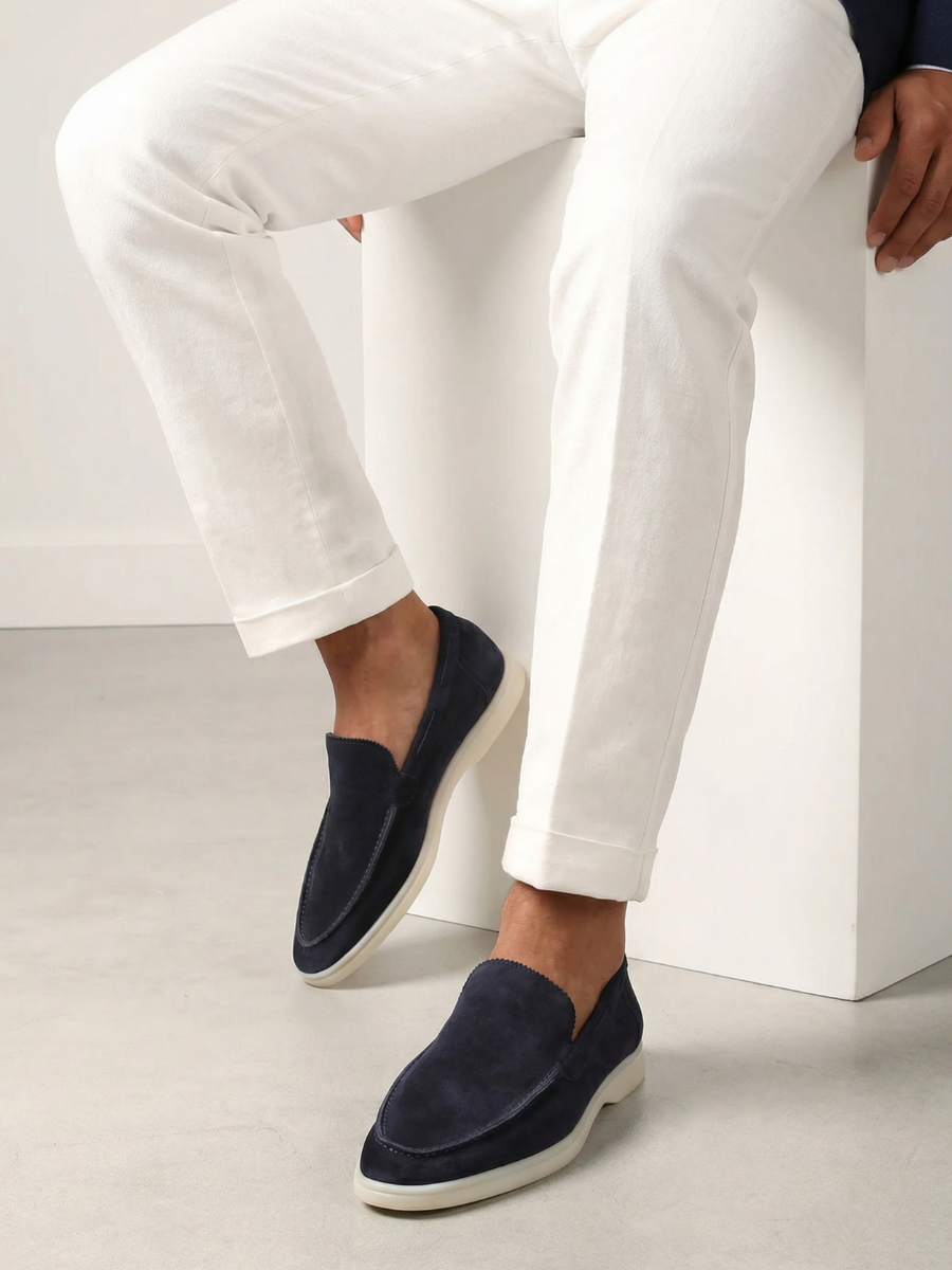 Navy Yacht Loafers – Positano Life