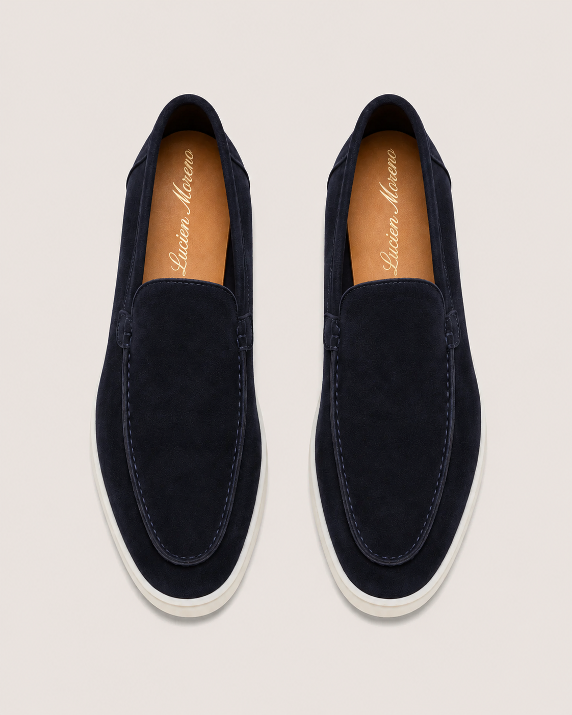 Moreno Suede Loafer Navy – Positano Life
