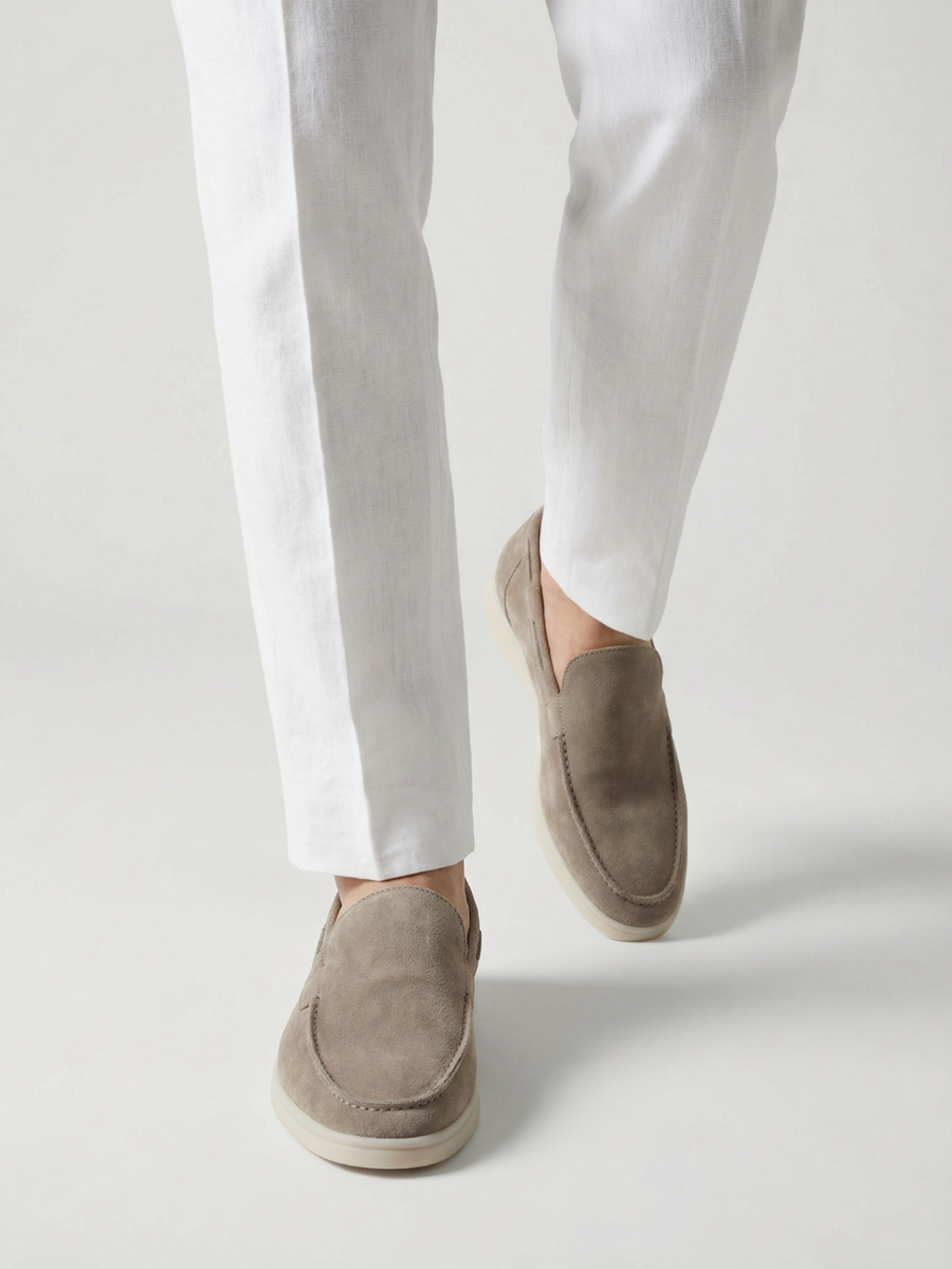 Light Grey Yacht Loafers – Positano Life