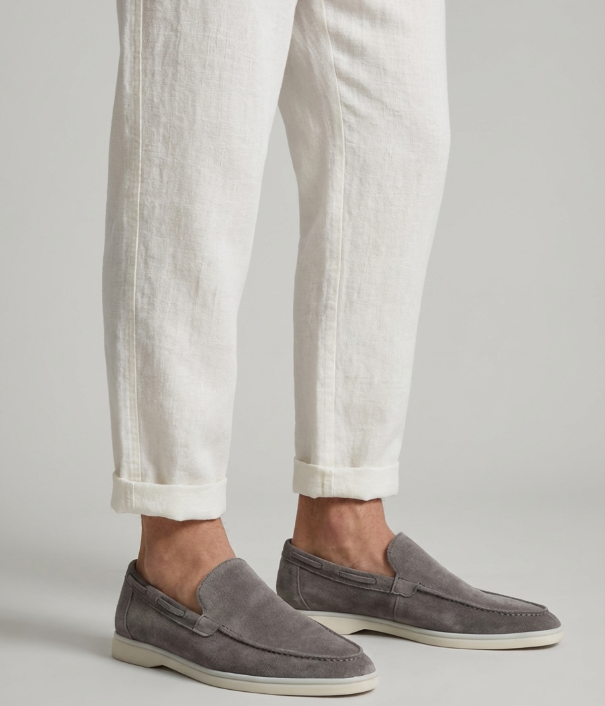 White Linen Trousers – Positano Life