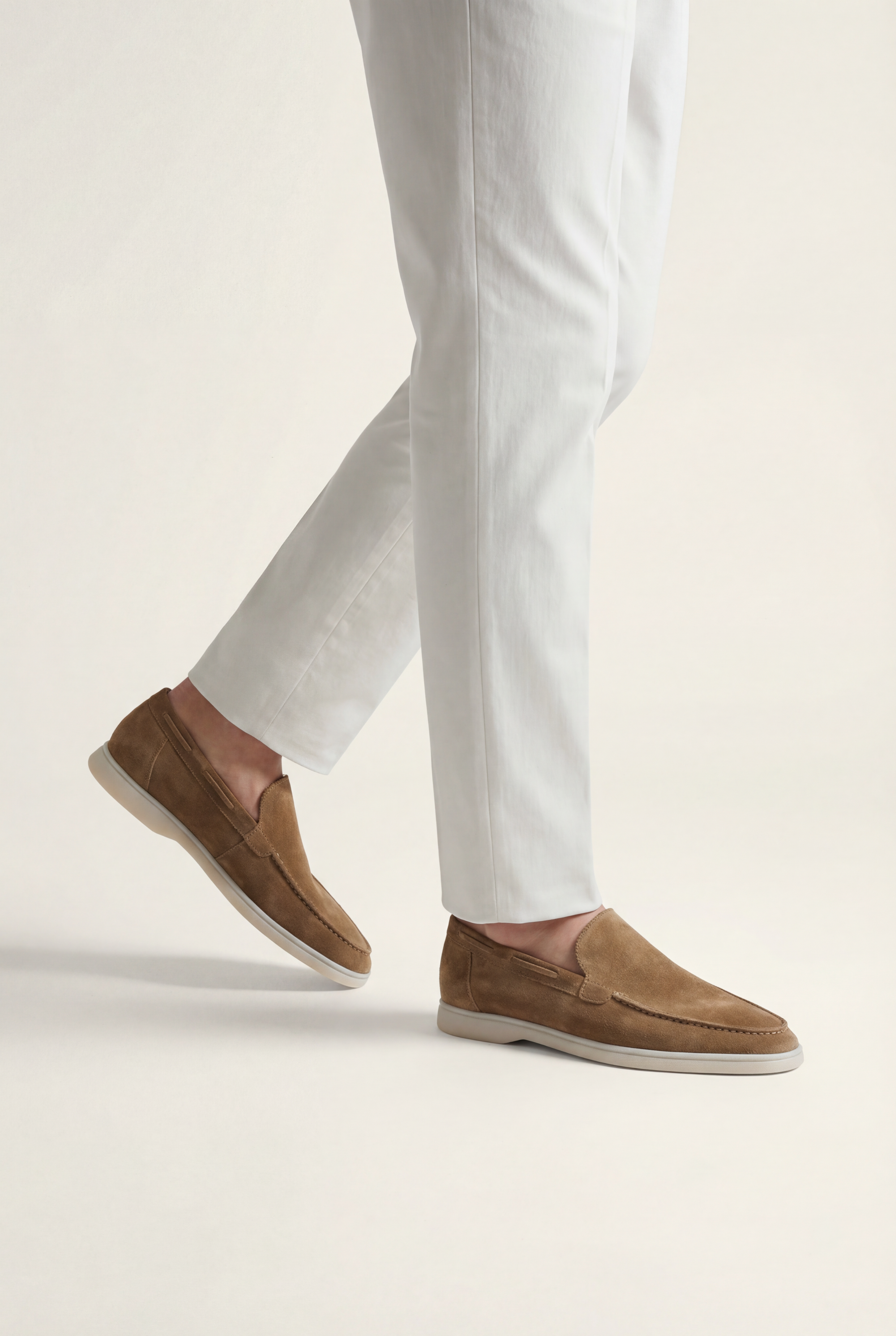 Moreno Classic Suede Loafer Desert – Positano Life