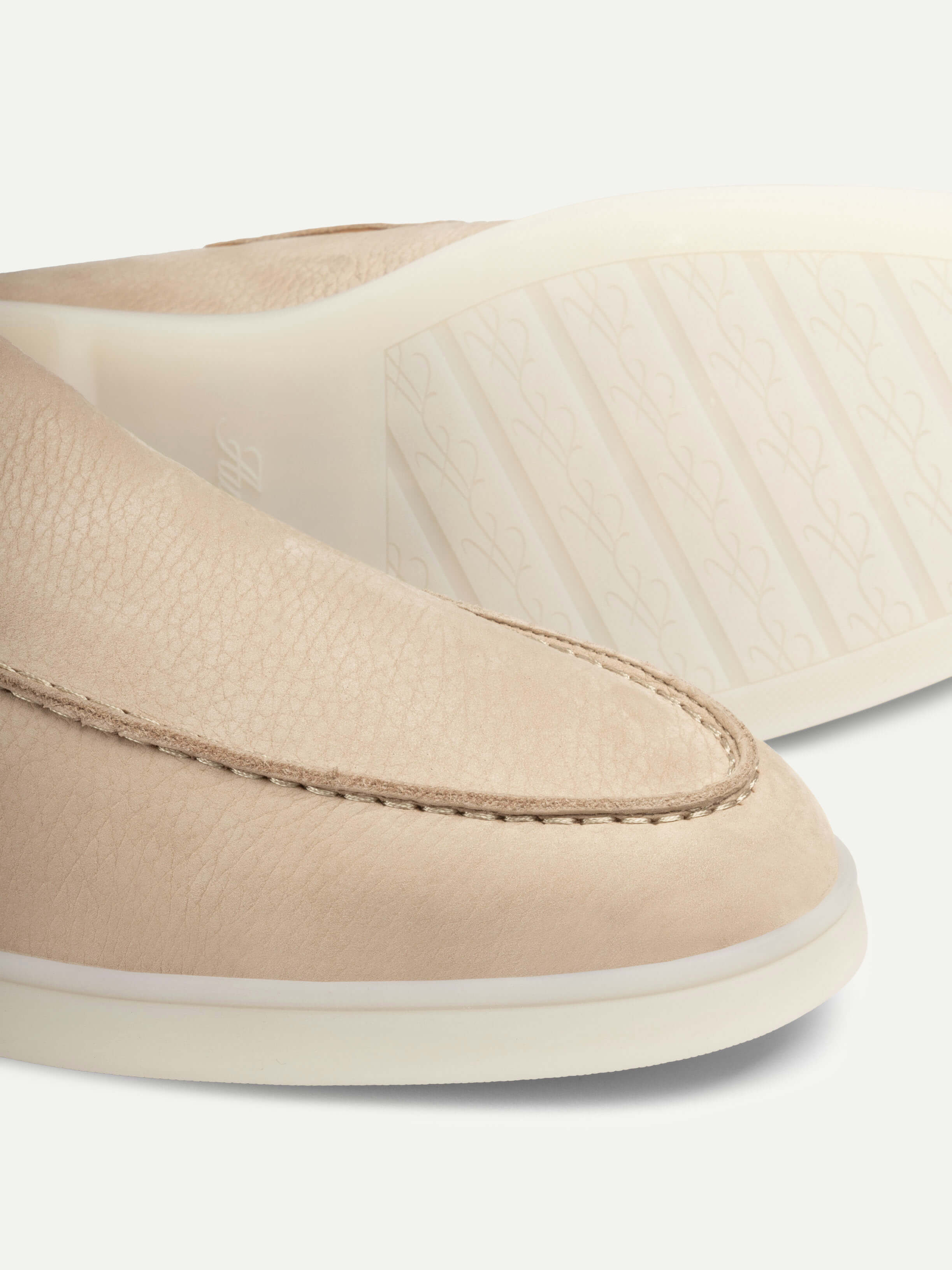 Light Beige Nubuck Winter City Loafer – Positano Life