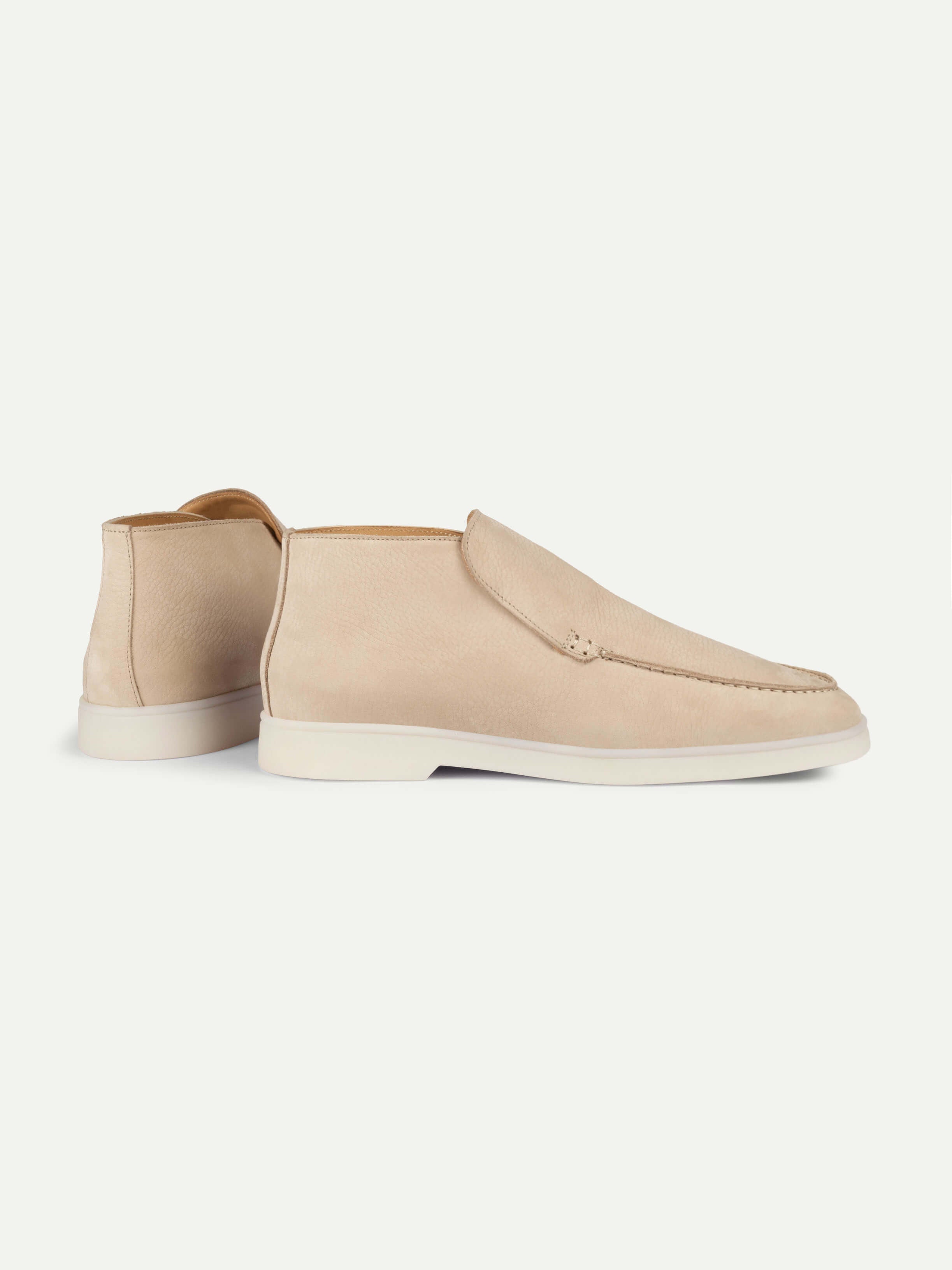 Light Beige Nubuck Winter City Loafer – Positano Life