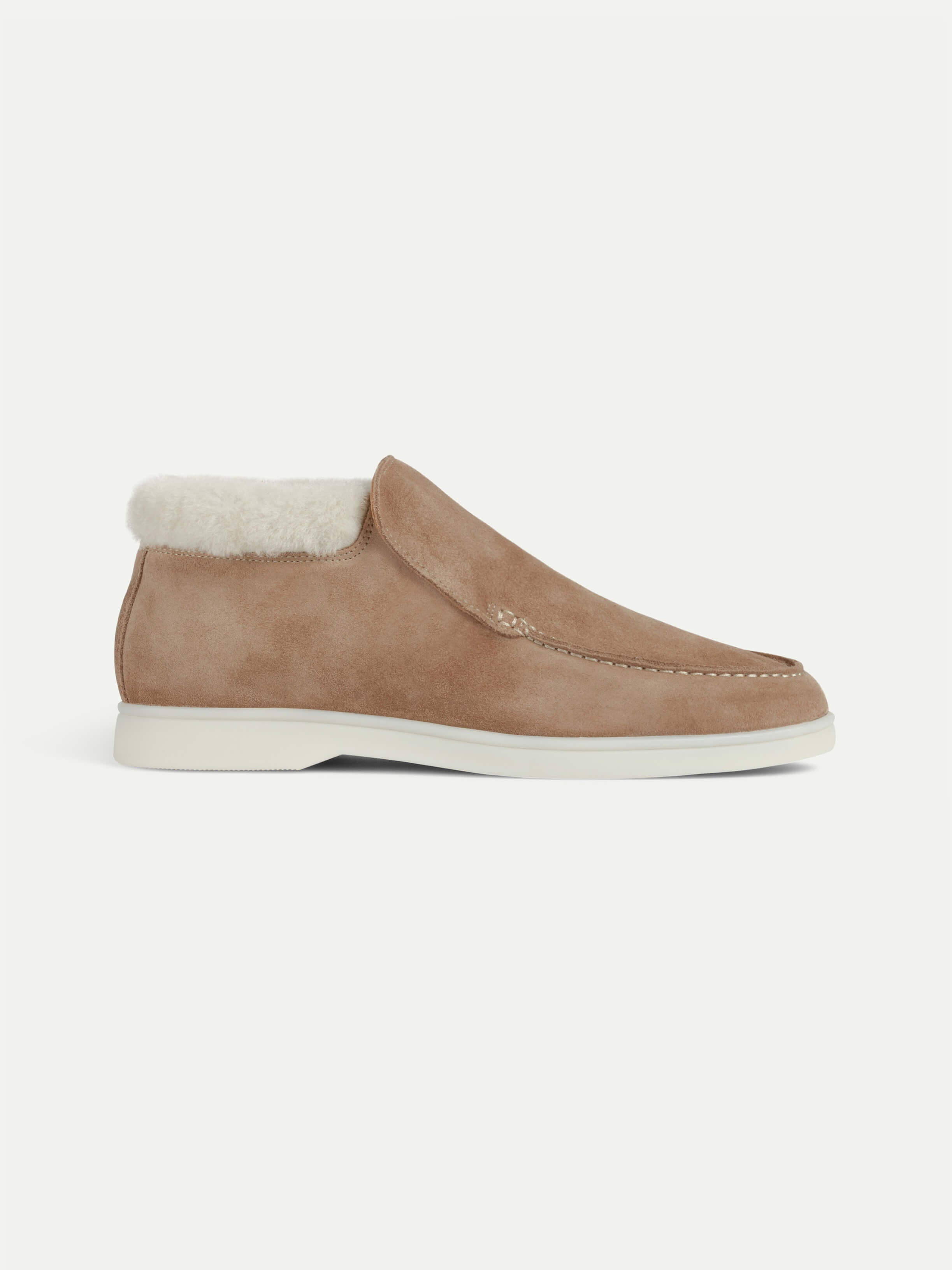 Lady Classic Beige City Loafer Fur – Positano Life