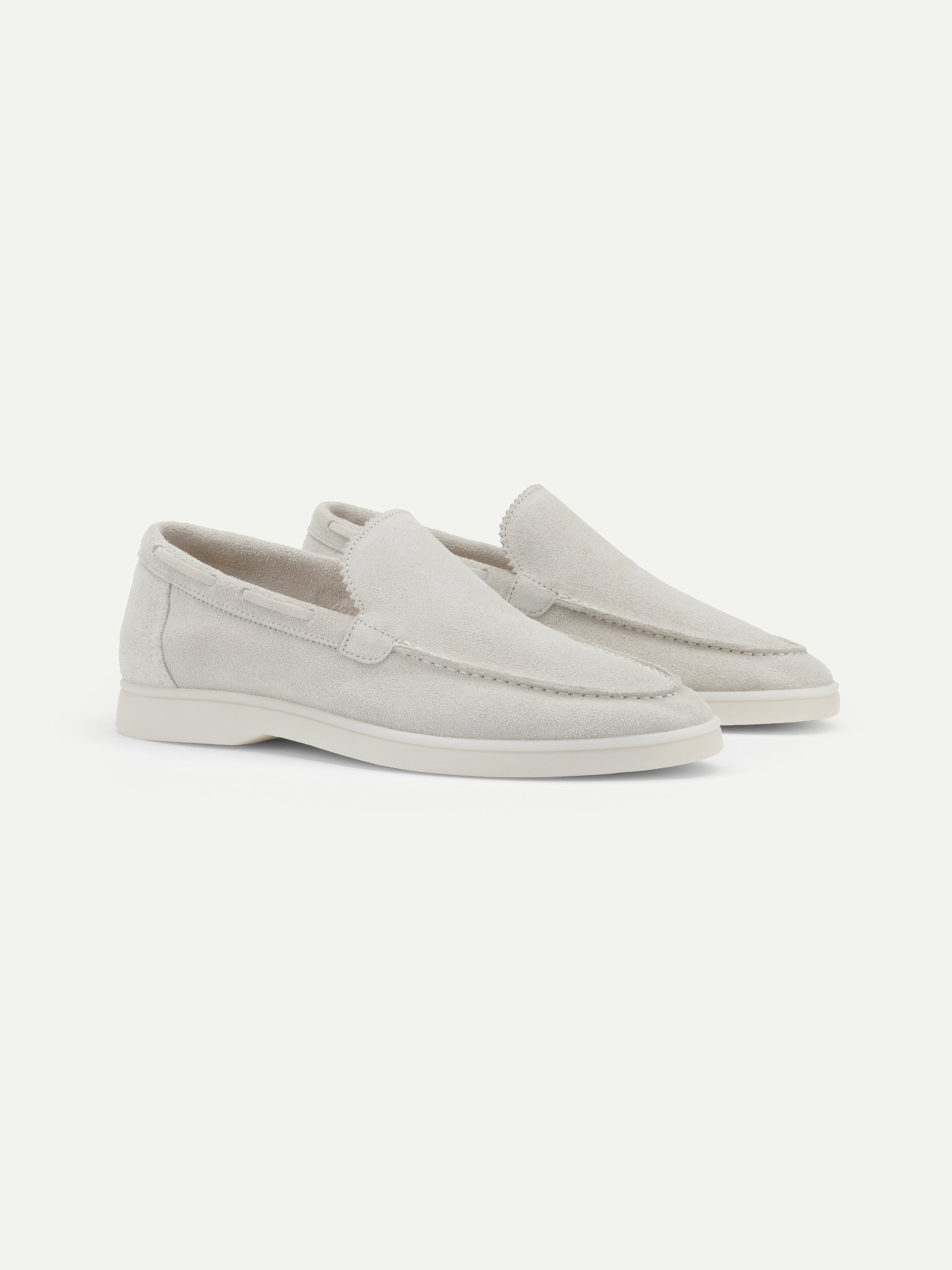 Lady Classic Grey Yacht Loafers – Positano Life