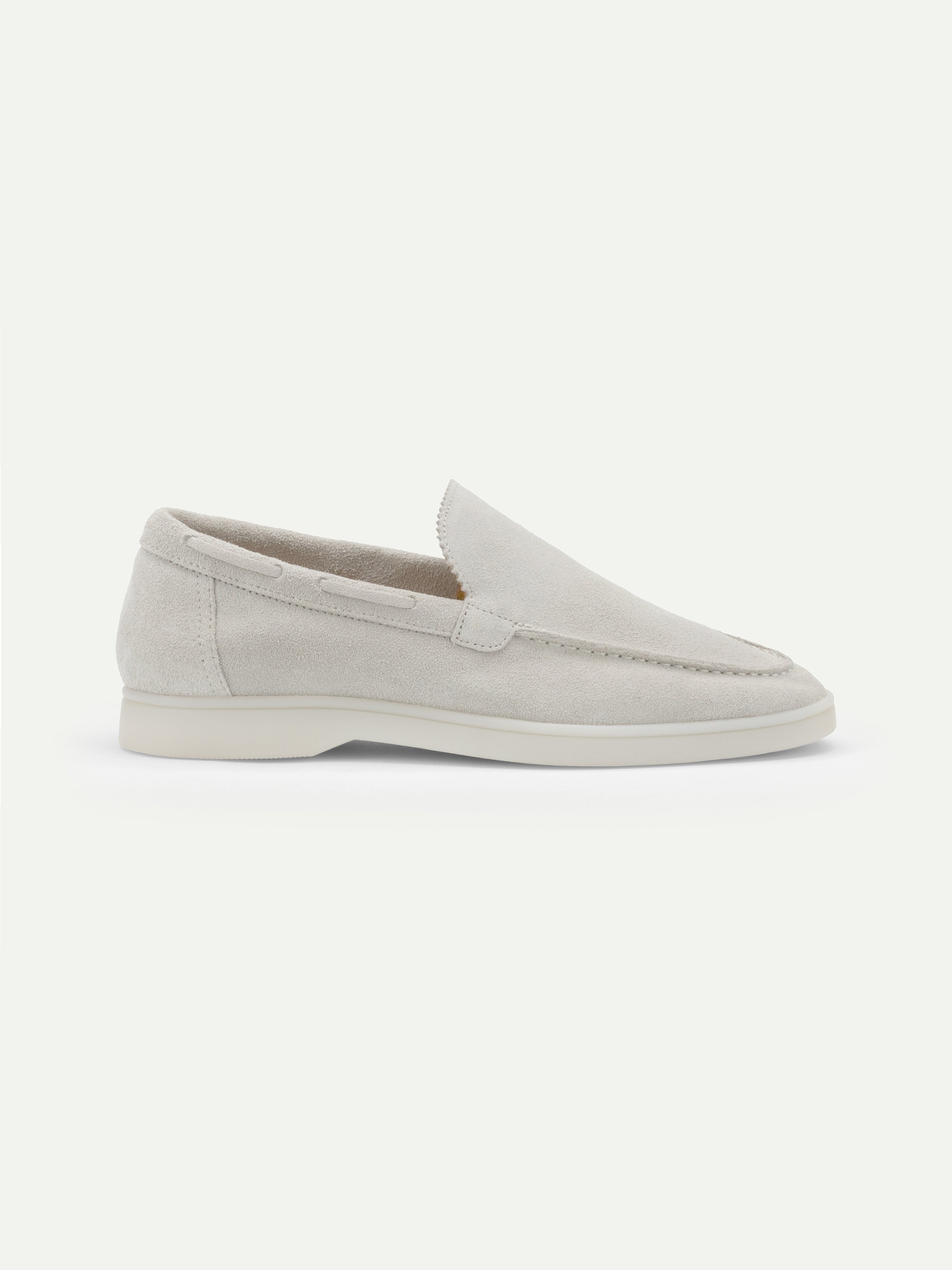 Lady Classic Grey Yacht Loafers – Positano Life
