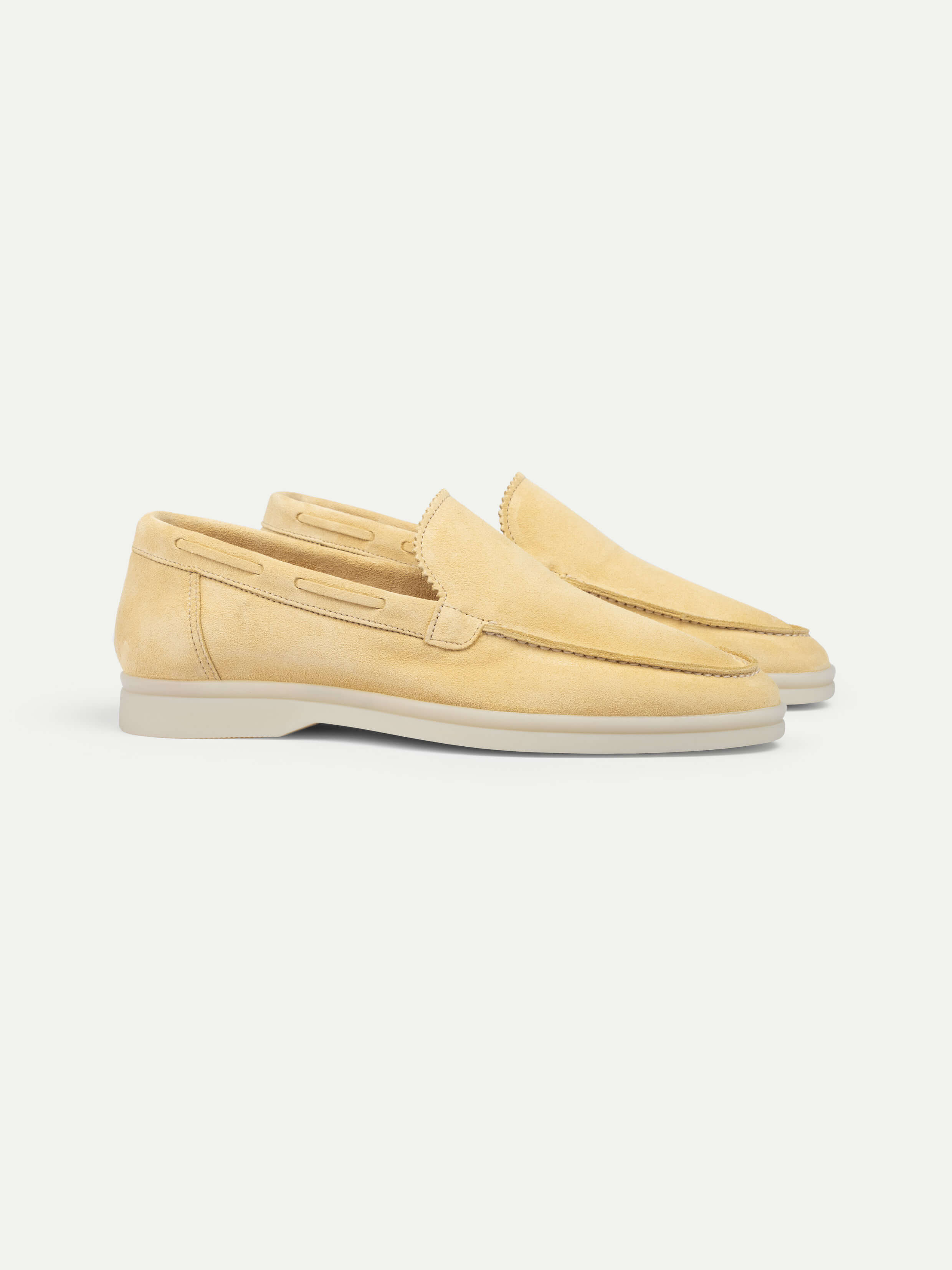 Lady Light Yellow Yacht Loafers – Positano Life