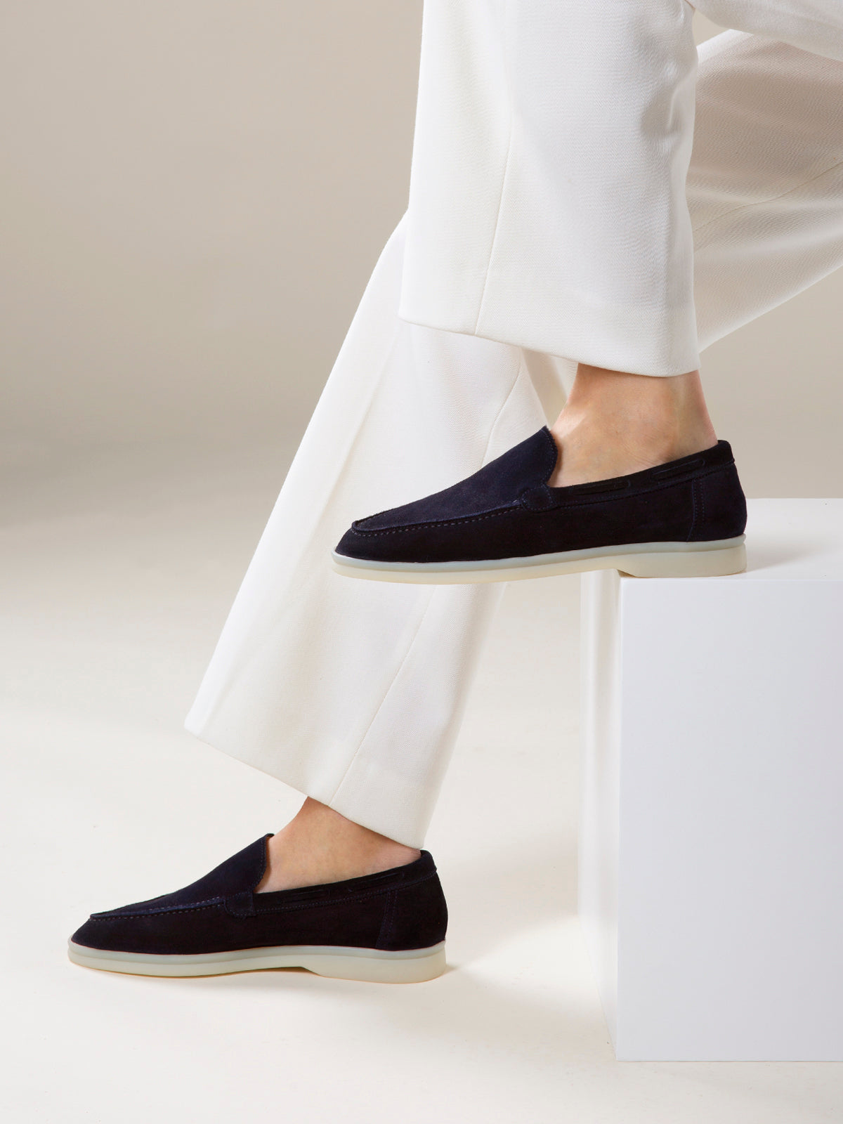 Lady Navy Yacht Loafers – Positano Life