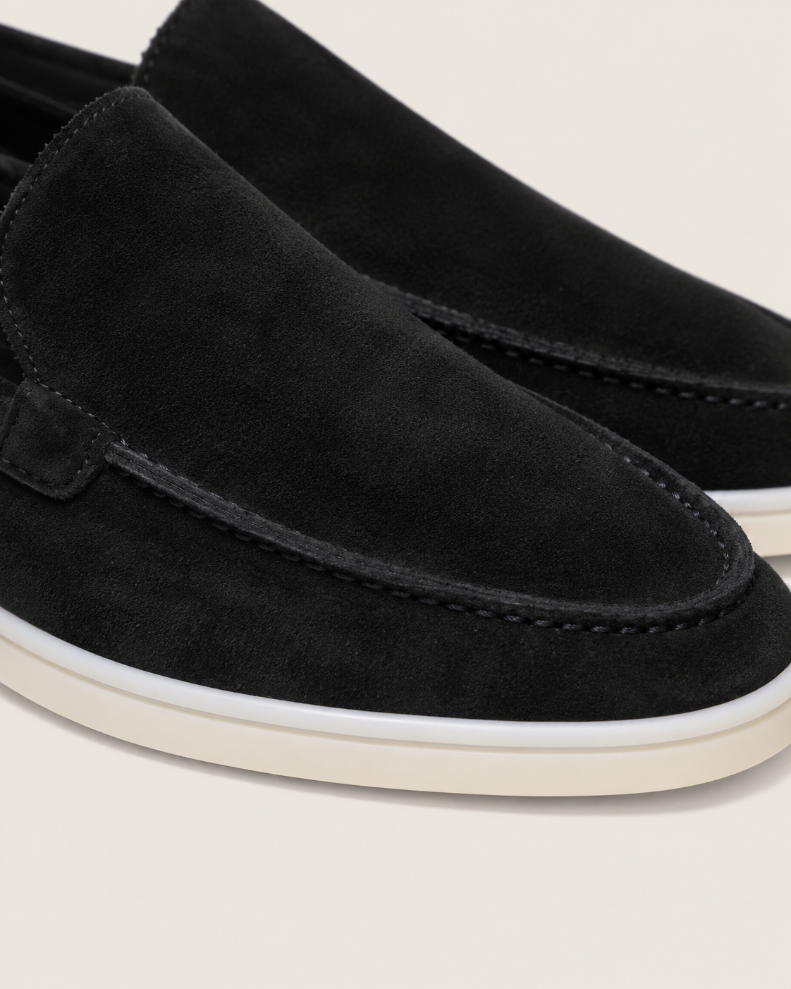 Moreno Suede Loafer Black – Positano Life