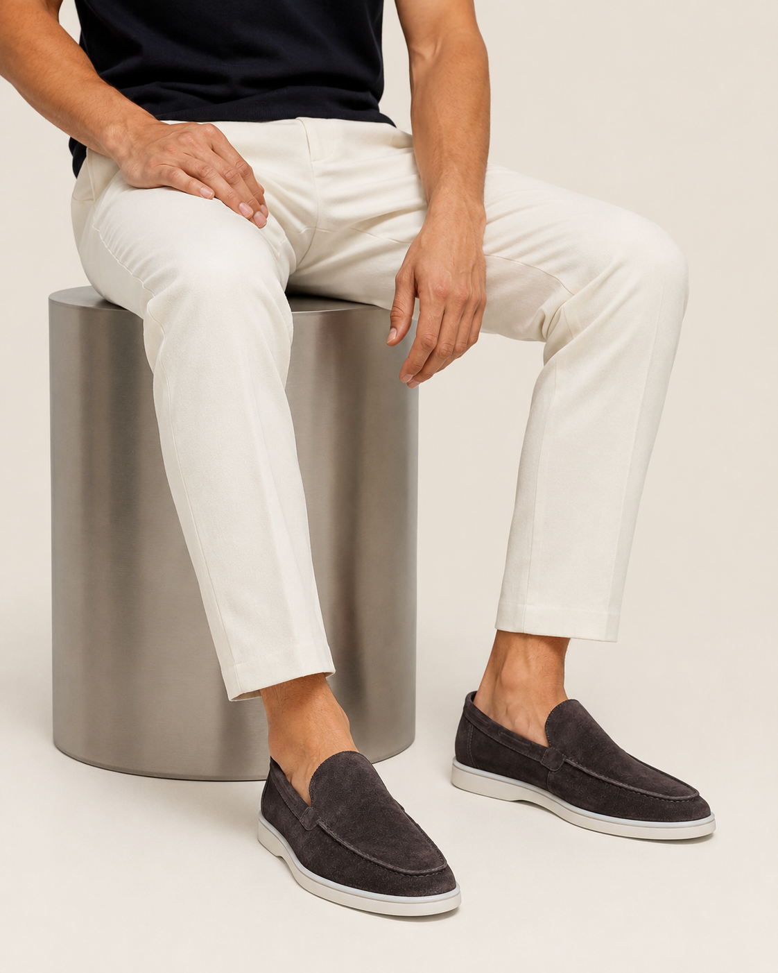 Moreno Suede Loafer Coffee – Positano Life