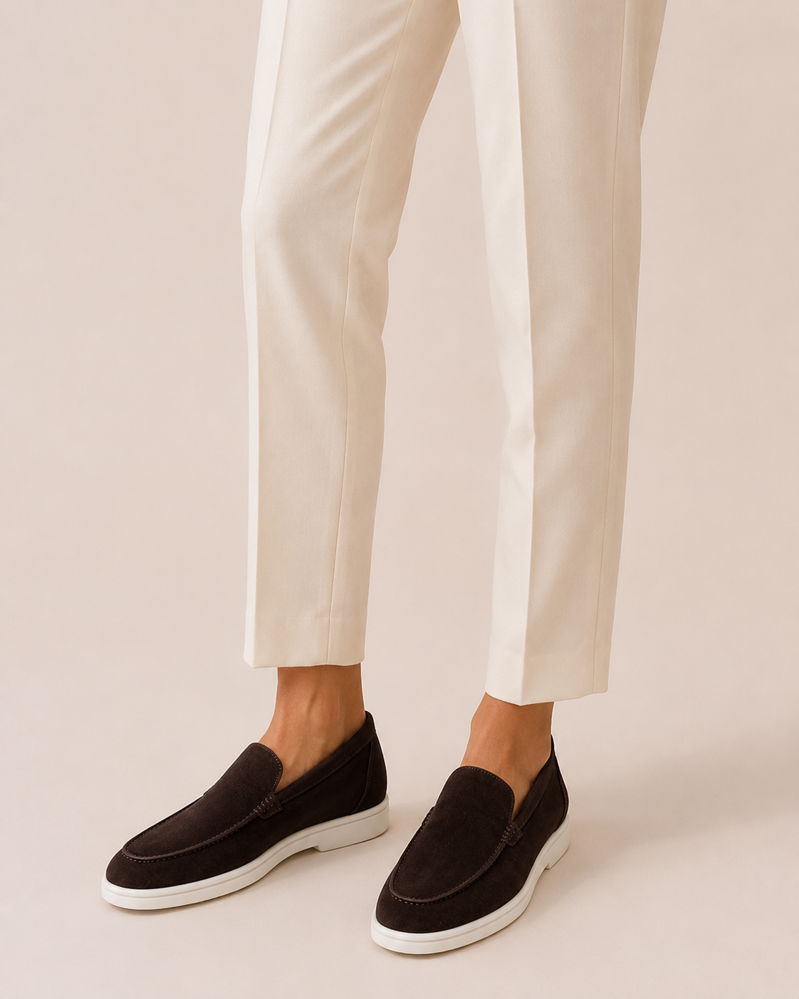 Lady Dark Brown Cowhide Slip-On Loafers – Positano Life